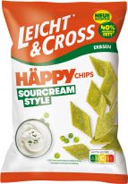 Griesson Leicht & Cross Häppy Chips Erbsen Sour Cream Style 90g