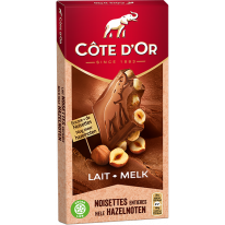 Cote d'Or Bloc Milk Whole Nuts 180g