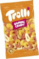 Trolli Gummi Candy Pfirsichringe 1000g
