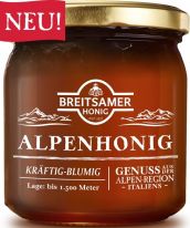 Breitsamer-Honig Alpen Kräftig Blumig Sonderedition Italien 500g