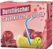 Durstlöscher Sauerkirsch-Zitrone 500ml