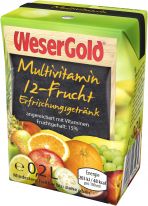 WeserGold Multivitamin-12-Frucht 200ml