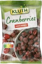 Kluth Cranberries, ganze Beeren 125g