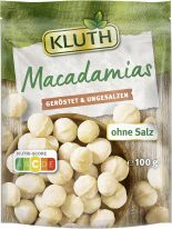 Kluth Macadamias geröstet 100g