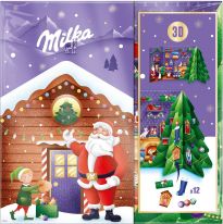 Milka 3D Haus Adventskalender 163g