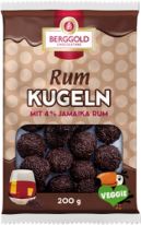 Berggold Rumkugeln mit 3% Rum 200g