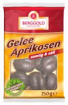 Berggold Gelee Aprikosen Schokoliert 250g