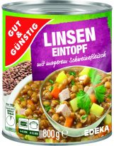 Gut&Günstig Linseneintopf Schwein 800g