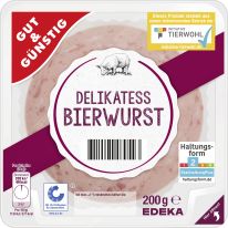 Gut&Günstig Bierwurst Scheiben 200g