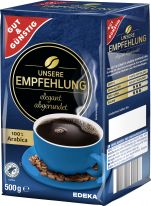 Gut&Günstig Röstkaffee Unsere Empfehlung 500g