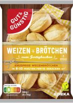 Gut&Günstig Weizenbrötchen 8er 560g