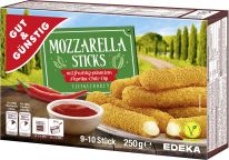 Gut&Günstig Mozzarella-Sticks 250g
