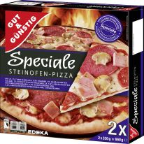 Gut&Günstig Steinof Pizza Spezi 2x350g