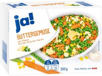 Ja Buttergemüse mit feiner Butter-Kräuter-Sauce 300g