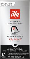Jacobs Nespresso Illy Forte Espresso Capsules 10er 57g