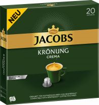 Jacobs Nespresso Kapseln Krönung Crema 20er 104g