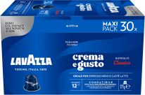 Lavazza DE Nespresso Compatible Aluminium Capsule Espresso Crema E Gusto 30 Kapseln 171g