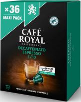 Cafè Royal Nespresso Espresso Decaffeinato 36 Kapseln Alu 180g