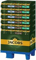 Jacobs Crema Pads Mix, Display, 120pcs