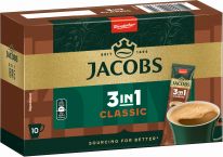 Jacobs Instant Sticks Kaffee Instant Getraenk 3in1 Classic 10x12g