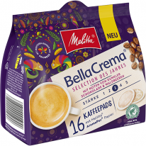 Melitta BellaCrema Selection of the Year Coffee 16 Pads 107g, 5pcs