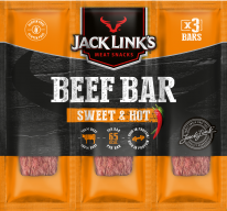 Jack Links Beef Bar Sweet & Hot 3 x 22,5g