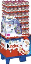 Ferrero Christmas Kinder Überraschung Maxi Rosa-Ei 100g, Display, 144pcs