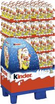 Ferrero Christmas Kinder Schokolade Weihnachtsmann 160g, Display, 96pcs
