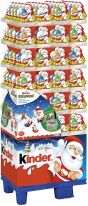 Ferrero Christmas Kinder Schokolade Weihnachtsmann mit Überraschung Classic 75g, Display, 144pcs