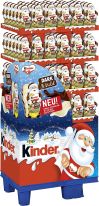 FDE Christmas Kinder Schokolade Weihnachtsmann Dark & Mild 110g, Display, 144pcs