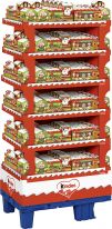 Ferrero Christmas Kinder Mix 3D-Zug Adventskalender 226g, Display, 48pcs