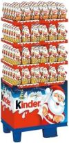Ferrero Christmas Hohlfiguren mit 2 Kinder Saison-Artikeln, Display, 144pcs