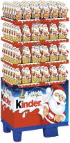 Ferrero Christmas Hohlfiguren mit 2 Kinder Saison-Artikeln, Display, 144pcs