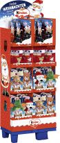 Ferrero Christmas mit 3 Kinder Saison-Artikeln, Display, 72pcs