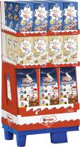 Ferrero Christmas mit 3 Kinder Saison-Artikeln, Display, 54pcs