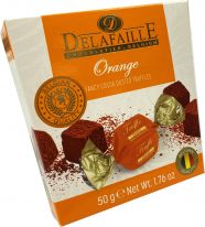 DELL Truffles Twist Wrapped in Box Orange 50g