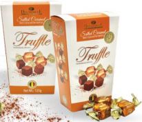 DELL Printed Box Truffles Twist Salted Caramel 125g