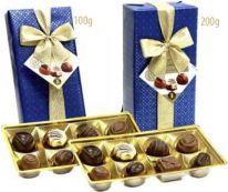 DELL Gift Wrapped Ballotin Abstract Blue 100g