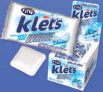 Fini Soft Mint White Klet's x200pcs Sugar Free B.Gum