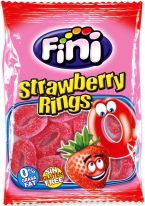 Fini Fizzy Strawberry Rings 100g