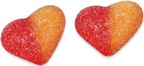 Fini Sugared Peach Hearts 1000g