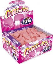 Fini Strawberry Chocolate Hearts x75pcs (Marshmallow With Chocolate Coating)