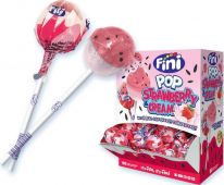 Fini Finipop Strawberry & Cream +Seeds x100pcs