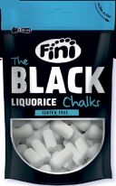Fini Chalks Dragee Liquorice 160g With Resealable