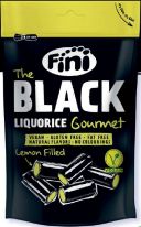 Fini Gourmet Black Liquorice Lemon Liquorice 180g With Resealable