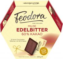 Feodora Chocolade Täfelchen 60% Edelbitter 225g