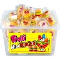 Trolli Mini Burger Dose / Tub 60 St.