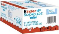 FDE Kinder Schokolade Mini 1er 656x6g