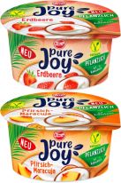 Zott Pure Joy Vegan Erdbeere/Pfirsich-Maracuja 125g, 6pcs