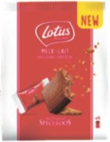 Lotus Milk Chocolate Bar Speculoos Crumble 11x15g